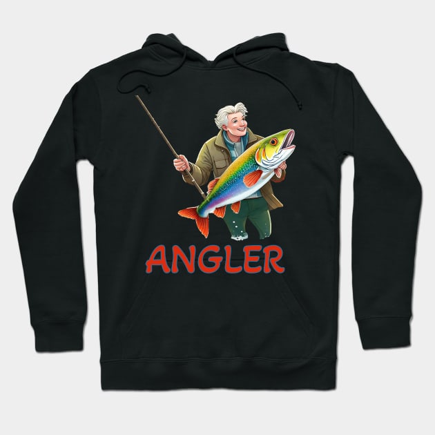 Angler Hoodie by ArtShare